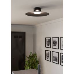 Eglo Conomavilla-Z lampa podsufitowa 1x15,5 W biała-czarna 902182