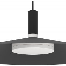 Eglo Conomavilla-Z lampa wisząca 1x15,5 W biała-czarna 902183
