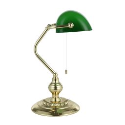 Eglo Banker lampa biurkowa 1x60 W zielona 90967