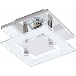 Eglo Almana lampa podsufitowa 1x3W chrom/biały/przezroczysty 94224