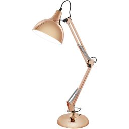 Eglo Borgillio lampa biurkowa 1x40 W miedź 94704
