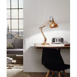 Eglo Borgillio lampa biurkowa 1x40 W miedź 94704