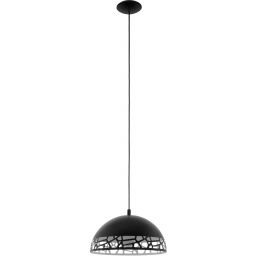 Eglo Savignano lampa wisząca 1x60W czarny/biały 97441