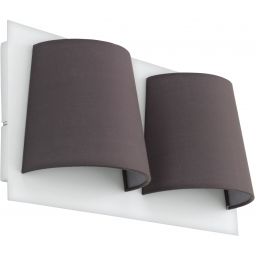 Eglo Serravalle kinkiet 2x5,4W biały/szary 97625