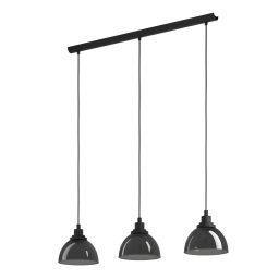 Eglo Beleser lampa wisząca 3x60 W czarna 98384