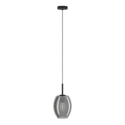 Eglo Cadaques lampa wisząca 1x60 W czarna 98582