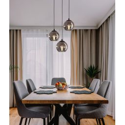 Eglo Ariscani lampa wisząca 3x40 W czarna-szary/popielaty 98653