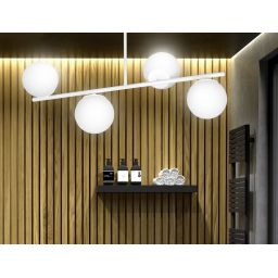 Emibig Bior lampa podsufitowa 4x10 W biała 1021/4