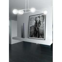 Emibig Halldor lampa podsufitowa 4x10 W biała-mleczny 1025/4