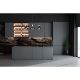 Emibig Ibor lampa wisząca 3x15 W czarna-złota 1042/3