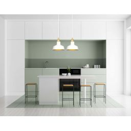 Emibig Ibor lampa wisząca 2x15 W biała-złota 1043/2