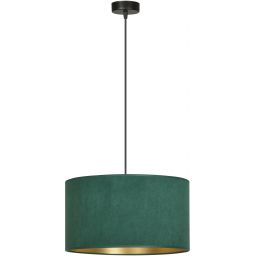 Emibig Hilde lampa wisząca 1x15 W czarna-zielona-złota 1051/1