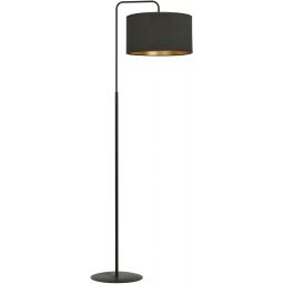 Emibig Hilde lampa stojąca 1x15 W czarna-złota 1054/LP1
