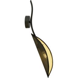 Emibig Lotus kinkiet 1x10 W czarny-złoty 1106/K1