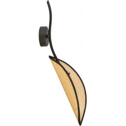 Emibig Lotus kinkiet 1x10 W czarny-brązowy 1108/K1