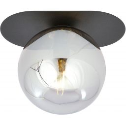 Emibig Plaza lampa podsufitowa 1x10 W czarna-grafitowa 1119/1