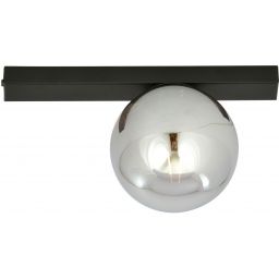 Emibig Fit lampa podsufitowa 1x10 W czarna-grafitowa 1122/1