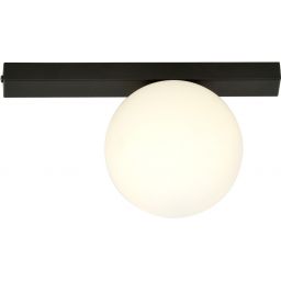 Emibig Fit lampa podsufitowa 1x10 W czarna-opal 1124/1