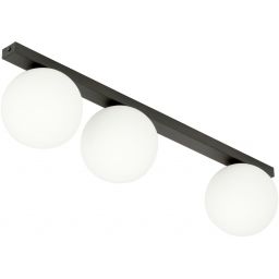 Emibig Fit lampa podsufitowa 3x10 W czarna-opal 1124/3