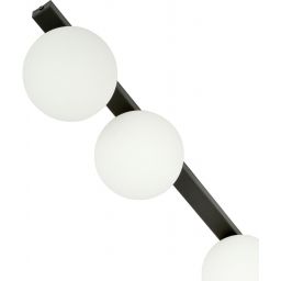 Emibig Fit lampa podsufitowa 3x10 W czarna-opal 1124/3