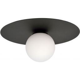 Emibig Solar lampa podsufitowa 1x10 W czarna-opal 1127/1