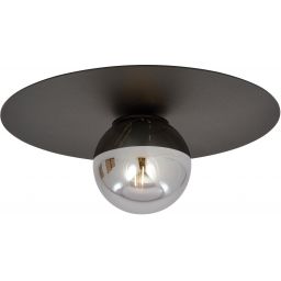 Emibig Solar lampa podsufitowa 1x10 W czarna-grafitowa 1128/1