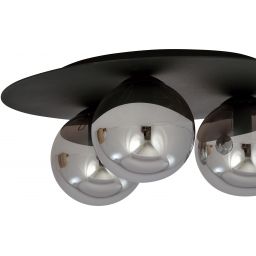 Emibig Solar lampa podsufitowa 3x10 W czarna-grafitowa 1128/3