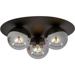 Emibig Solar lampa podsufitowa 3x10 W czarna-grafitowa 1128/3