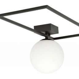 Emibig Imago lampa podsufitowa 1x10 W czarna-opal 1130/1A