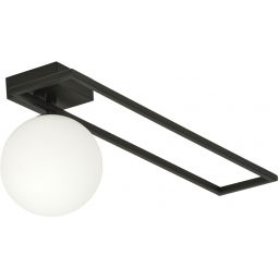 Emibig Imago lampa podsufitowa 1x10 W czarna-opal 1130/1C
