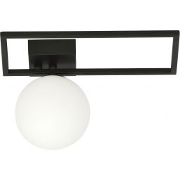 Emibig Imago lampa podsufitowa 1x10 W czarna-opal 1130/1D