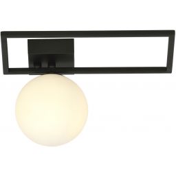 Emibig Imago lampa podsufitowa 1x10 W czarna-opal 1130/1D