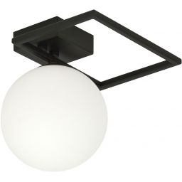 Emibig Imago lampa podsufitowa 1x10 W czarna-opal 1130/1E