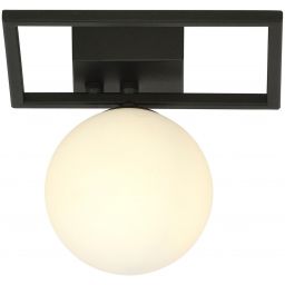 Emibig Imago lampa podsufitowa 1x10 W czarna-opal 1130/1E