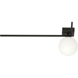 Emibig Imago lampa podsufitowa 1x10 W czarna-opal 1130/1F