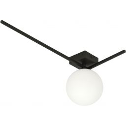 Emibig Imago lampa podsufitowa 1x10 W czarna-opal 1130/1F