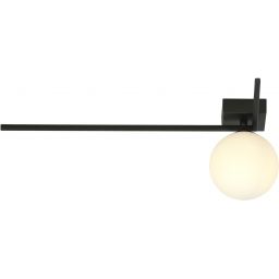 Emibig Imago lampa podsufitowa 1x10 W czarna-opal 1130/1F
