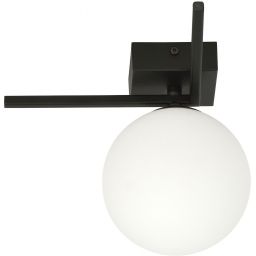 Emibig Imago lampa podsufitowa 1x10 W czarna-opal 1130/1G