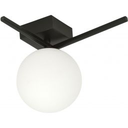Emibig Imago lampa podsufitowa 1x10 W czarna-opal 1130/1G