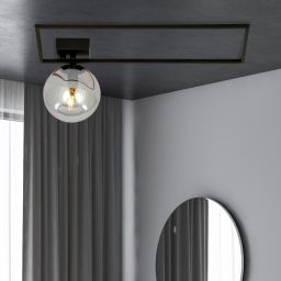 Emibig Imago lampa podsufitowa 1x10 W czarna-grafitowa 1131/1A
