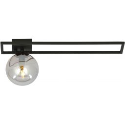Emibig Imago lampa podsufitowa 1x10 W czarna-grafitowa 1131/1C