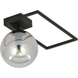 Emibig Imago lampa podsufitowa 1x10 W czarna-grafitowa 1131/1D