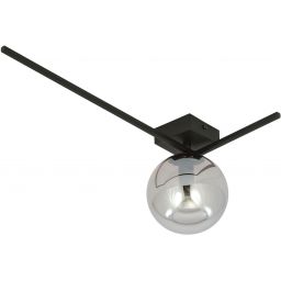 Emibig Imago lampa podsufitowa 1x10 W czarna-grafitowa 1131/1F