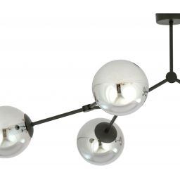 Emibig Space lampa podsufitowa 4x10 W czarna-grafitowa 1134/4
