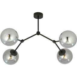 Emibig Space lampa podsufitowa 4x10 W czarna-grafitowa 1134/4