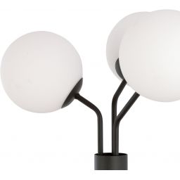Emibig Nova lampa stojąca 3x10 W czarna-opal 1138/LP3