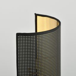 Emibig Aston kinkiet 1x10 W czarny-złoty 1148/K1