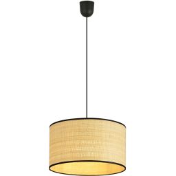 Emibig Aston lampa wisząca 1x15 W czarna-beżowa 1149/1