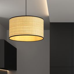 Emibig Aston lampa wisząca 1x15 W czarna-beżowa 1149/1