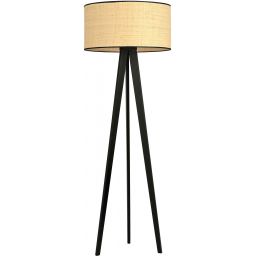 Emibig Aston lampa stojąca 1x15 W czarna-beżowa 1149/LP1